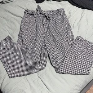 paper bag checkered pants